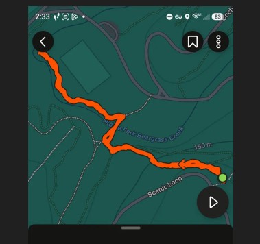 Observer Route 002 Cherokee Park Limestone Cliffs Trail thumbnail