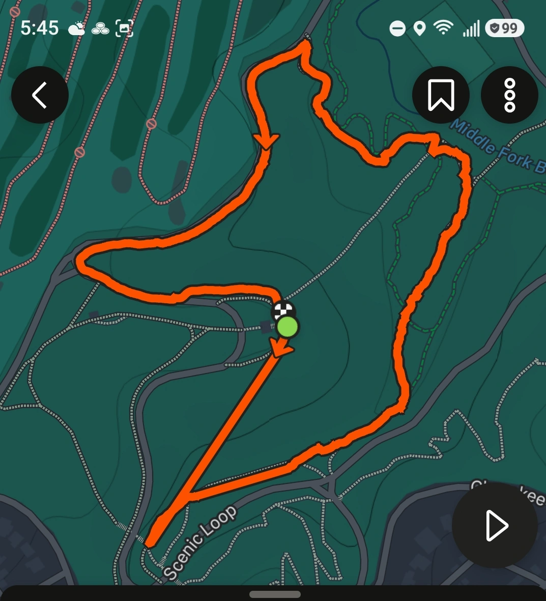 Observer Route 003 Cherokee Park Dog Hill Woodland Loop thumbnail